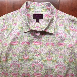 J. CREW•Liberty Art Fabrics button down top